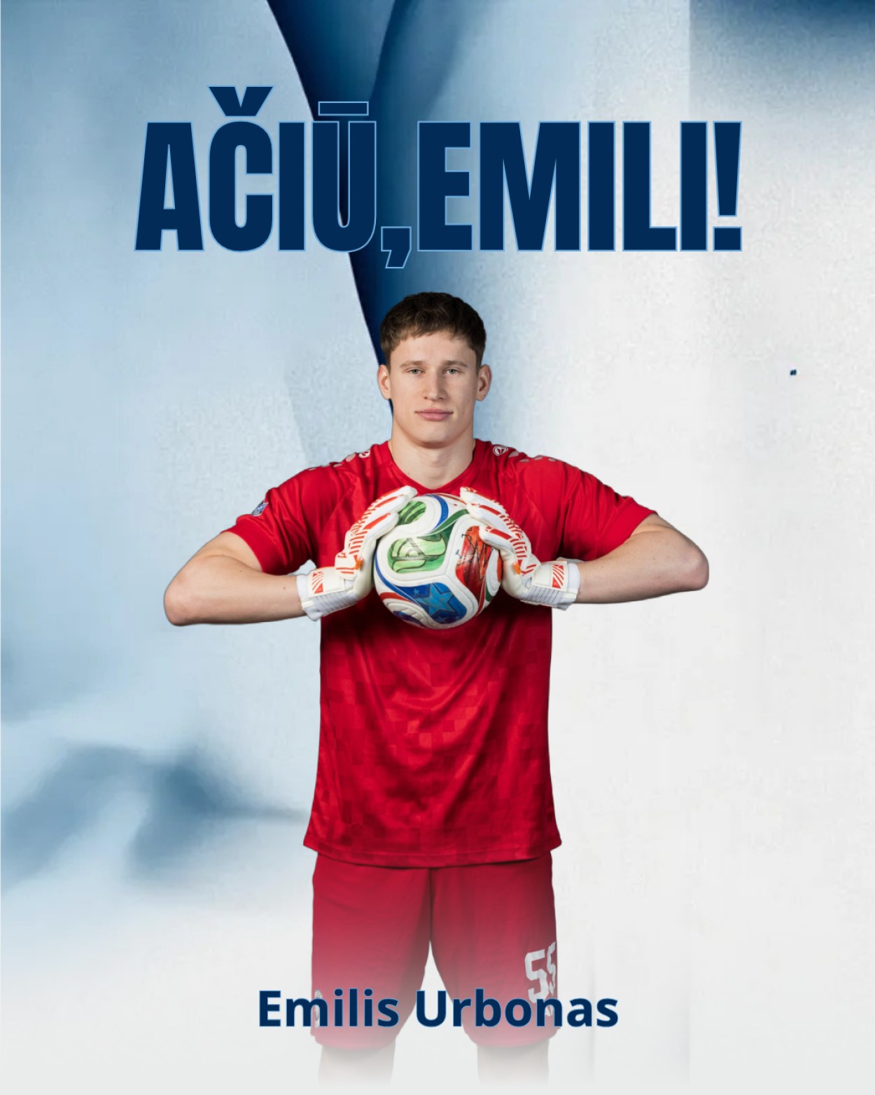 FK Jonava palieka vartininkas Emilis Urbonas